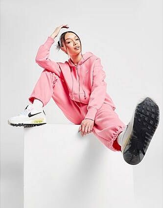 Nike Sportswear Phoenix Fleece Oversized fleecehoodie met rits over de hele lengte voor dames Coral Chalk Sail- Dames