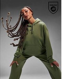 Nike Sportswear Phoenix Fleece Oversized hoodie voor dames Oil Green Black- Dames