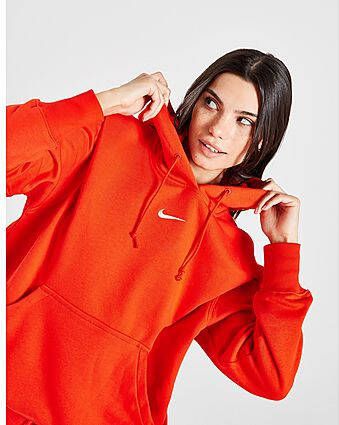 Nike Sportswear Phoenix Fleece Oversized hoodie voor dames Picante Red Sail- Dames