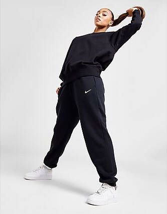Nike Sportswear Phoenix Fleece Oversized joggingbroek met hoge taille voor dames Black Sail- Dames