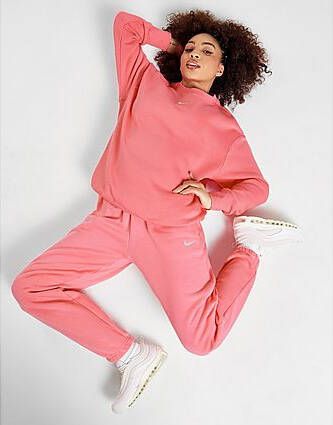 Nike Sportswear Phoenix Fleece Oversized joggingbroek met hoge taille voor dames Coral Chalk Sail- Dames