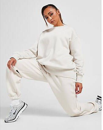 Nike Sportswear Phoenix Fleece Oversized joggingbroek met hoge taille voor dames Light Orewood Brown Sail- Dames