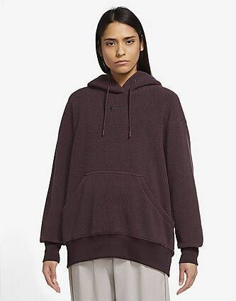 Nike Sportswear Plush Joggingbroek voor dames Burgundy Crush Black- Dames
