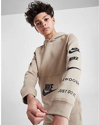 Nike Sportswear Standard Issue fleecehoodie voor kids Khaki