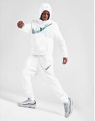 Nike Sportswear Swoosh Herenbroek met licht geborstelde achterkant White- Heren