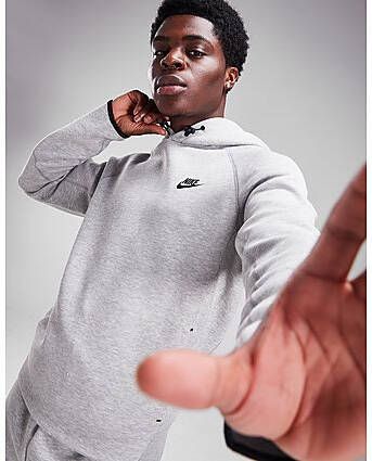 Nike Sportswear Tech Fleece Hoodie voor heren Dark Grey Heather Black- Heren