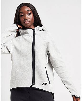 Nike Sportswear Tech Fleece OG ruimvallend damesvest Dark Grey Heather Black- Dames