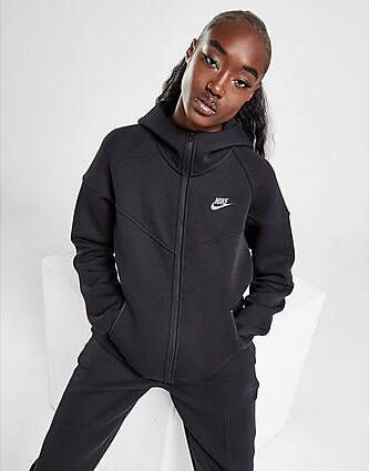 Nike Sportswear Tech Fleece Windrunner Hoodie met rits voor dames Black Black- Dames