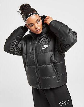 Nike Sportswear Therma-FIT Repel Damesjack met synthetische vulling en capuchon Black Black White- Dames