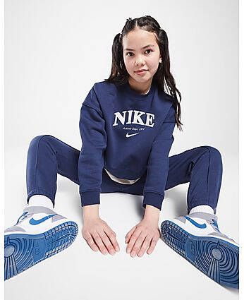 Nike Sportswear Trend Sweatshirts van fleece voor meisjes Midnight Navy