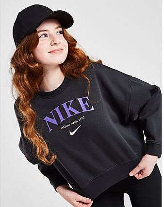 Nike Sportswear Trend Sweatshirts van fleece voor meisjes Off-Noir
