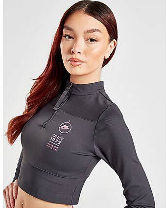 Nike Sportswear Utility geribde sporttop met lange mouwen voor dames Anthracite Anthracite- Dames