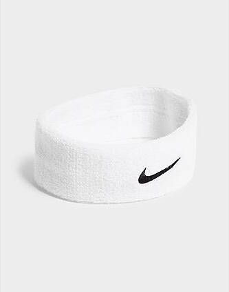 Nike Swoosh-hoofdband White- Heren