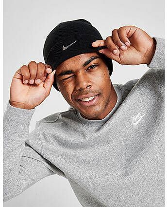 Nike Swoosh Beanie Hat Black- Dames