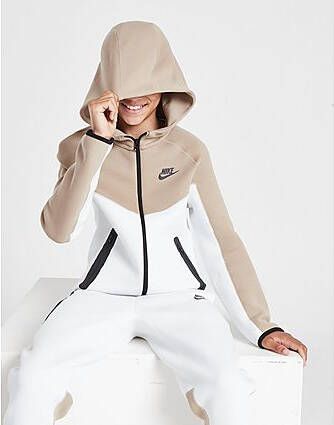 Nike Sportswear Tech Fleece Hoodie met rits voor Summit White Khaki Black Black