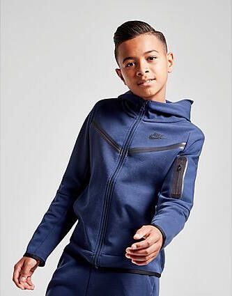 Nike Tech Fleece Hoodie Junior Midnight Navy Black Kind