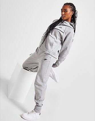 Nike Tech Fleece Joggingbroek Dames Dark Grey Heather Black- Dames