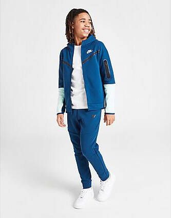 Nike Tech Fleece Trainingsbroek Junior Valerian Blue Black Kind
