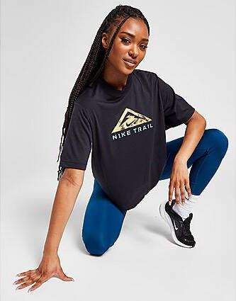 Nike Trail T-Shirt Black- Dames