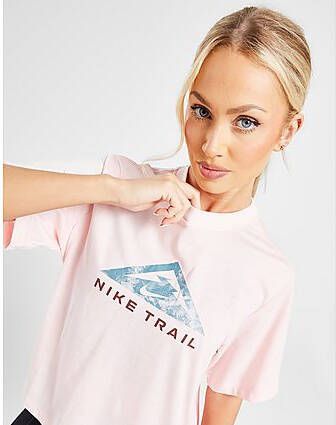 Nike Trail T-Shirt Pink- Dames