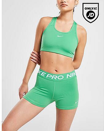 Nike Training Pro 3" Shorts Dames" Green- Dames