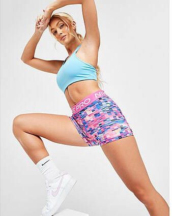 Nike Training Pro 3" Shorts Dames" Pink- Dames