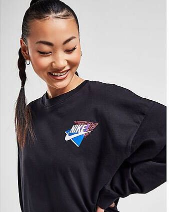 Nike Vintage Graphic Long Sleeve T-Shirt Black- Dames