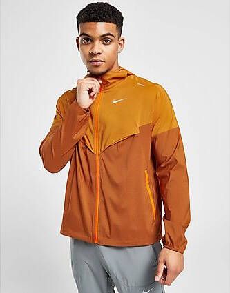 Nike Windrunner Hardloopjack voor heren Monarch Dark Russet Bright Mandarin- Heren