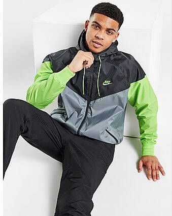 Nike Windrunner-jas Cool Grey Anthracite Action Green Action Green- Heren