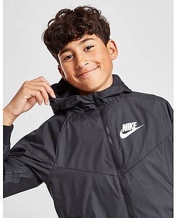 Nike Windrunner Jas Junior Black Black Black White Kind