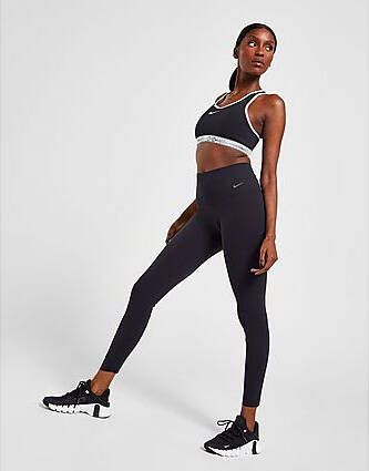 Nike Zenvy 7 8-legging met iets ondersteunende hoge taille voor dames Black Black- Dames