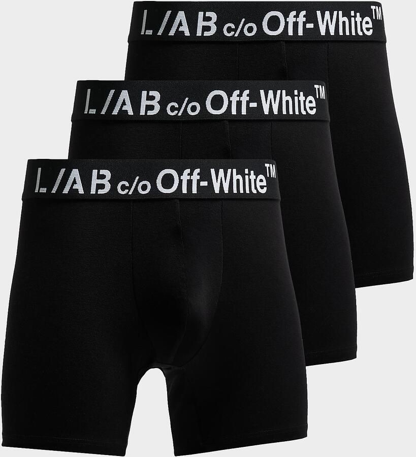 Off-White 3-Pack Boxers Zwart- Heren Zwart