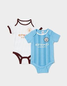 Official Team 2 Pack chester City FC 2023 24 Babygrow Infant Multi