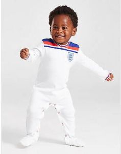 Official Team England '82 Retro Home Babygrow Infant White
