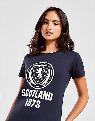 Official Team Scotland 1873 T-Shirt Blue- Dames