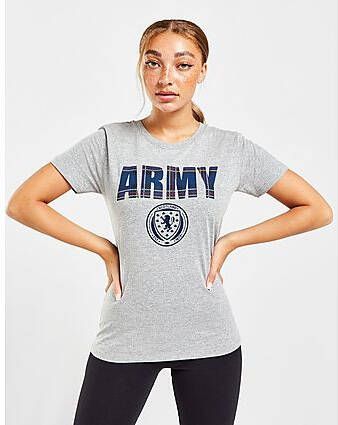 Official Team Scotland Army T-Shirt Grey- Dames
