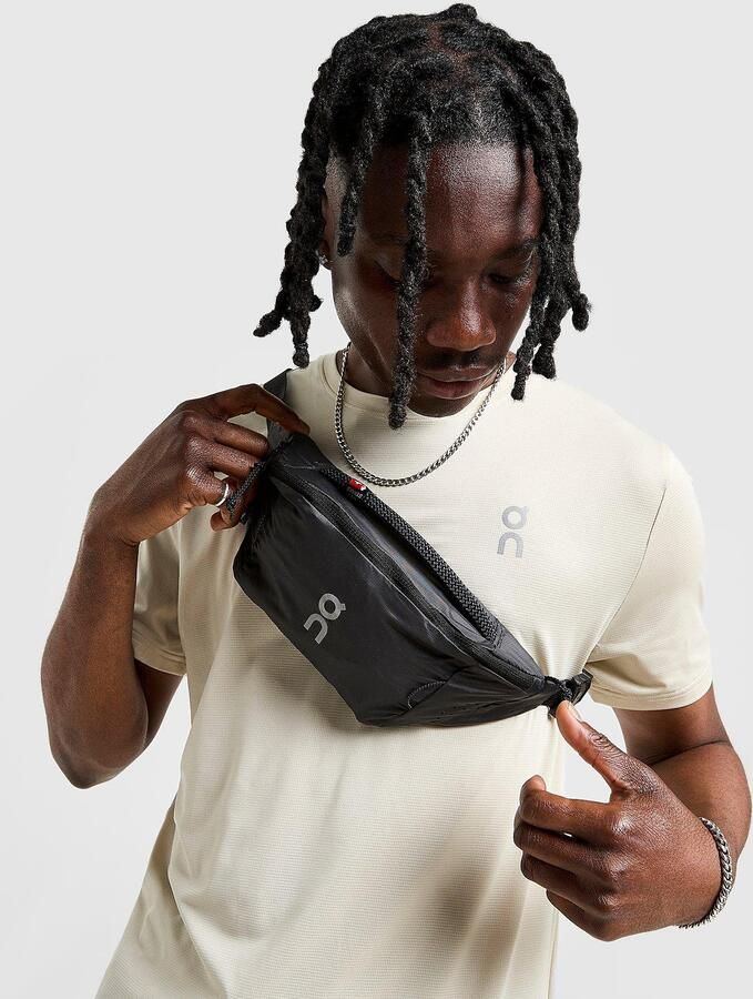 ON Running 2L Waist Pack Zwart- Dames Zwart