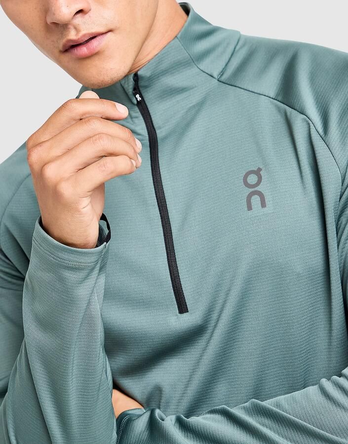 ON Running Climate 1 4 Zip Top Olive- Heren Olive