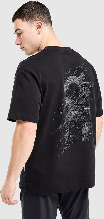 ON Running Club Fade T-Shirt Zwart- Heren Zwart