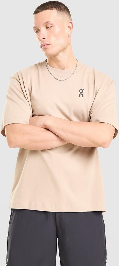 ON Running Club T-Shirt Beige- Heren Beige
