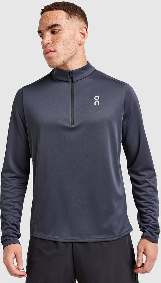 ON Running Core 1 4 Zip Top Zwart- Heren Zwart