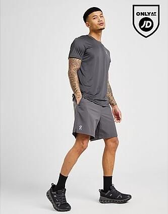 ON Running Core 7" Shorts Grey- Heren Grey