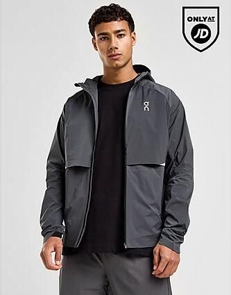 ON Running Core Hooded Jacket Grey- Heren Grey