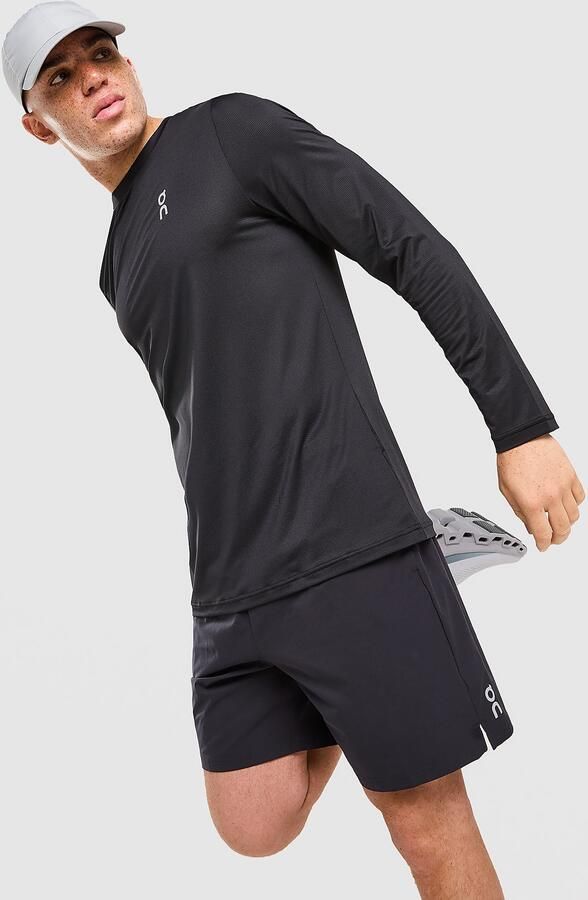ON Running Core Long Sleeve T-Shirt Zwart- Heren Zwart
