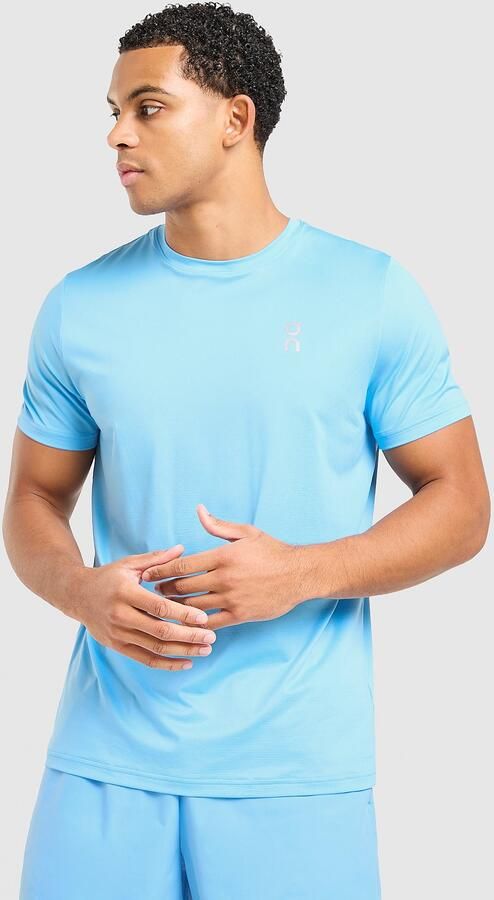 ON Running Core T-Shirt Blauw- Heren Blauw