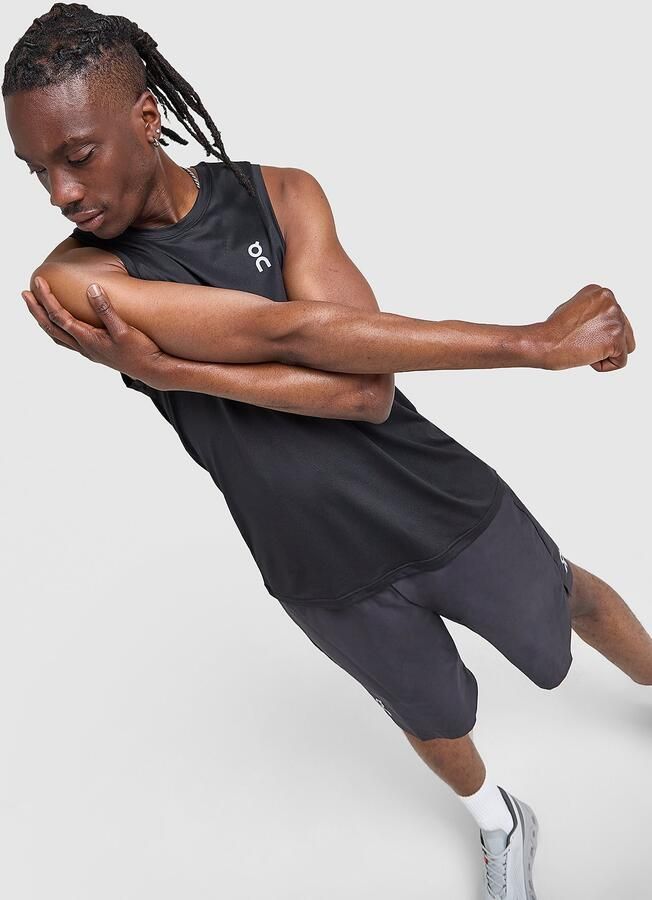 ON Running Core Vest Zwart- Heren Zwart
