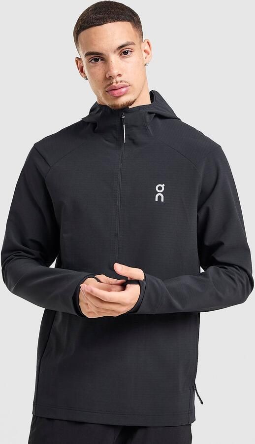 ON Running Pace Hoodie Zwart- Heren Zwart