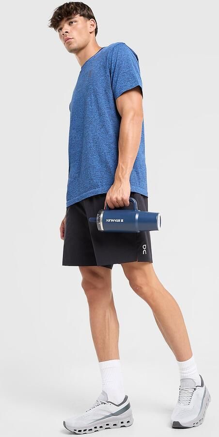 ON Running Seamless T-Shirt Blauw- Heren Blauw