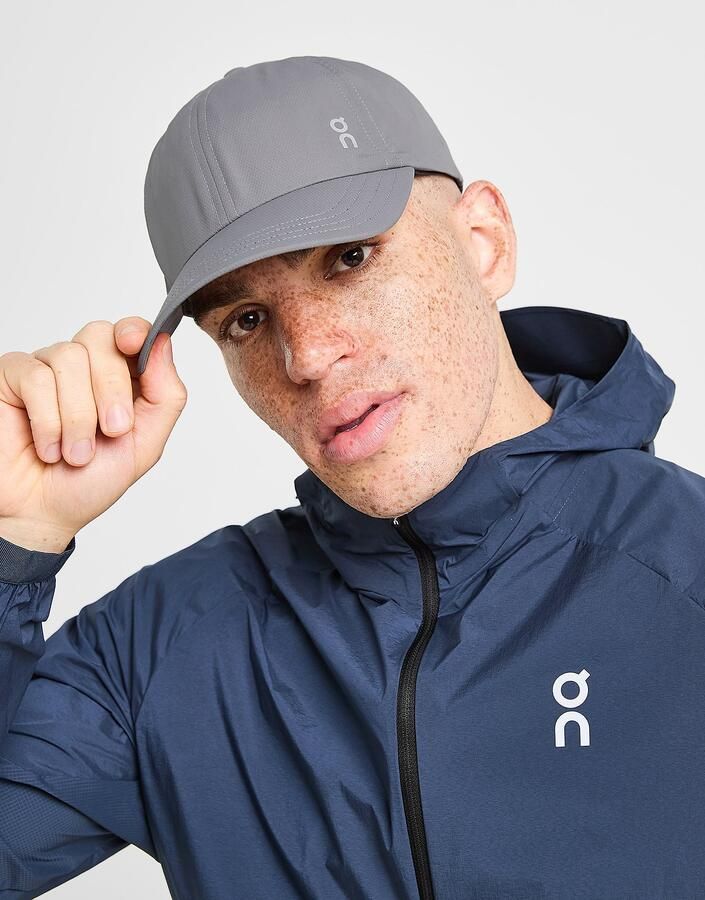 ON Running Six-Panel Cap Grijs- Dames Grijs