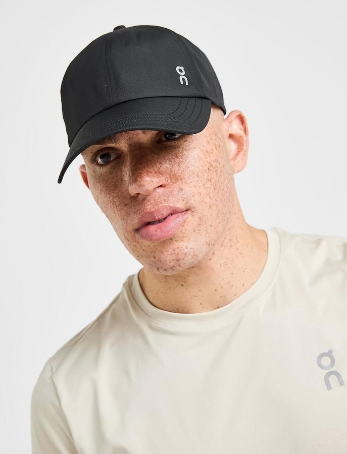 ON Running Six-Panel Cap Zwart- Dames Zwart